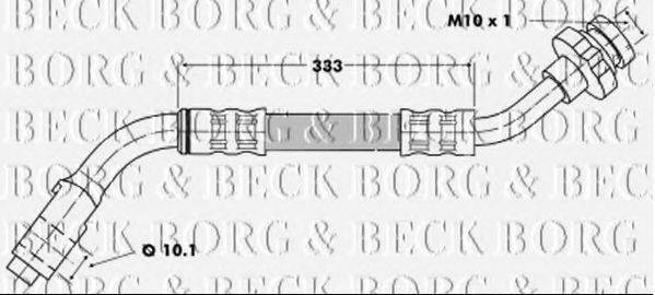 Гальмівний шланг BORG & BECK BBH6313