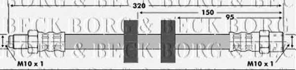 Гальмівний шланг BORG & BECK BBH6416