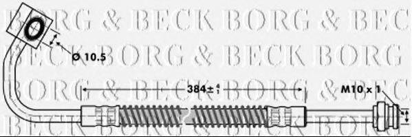 BORG & BECK BBH6732 Тормозной шланг