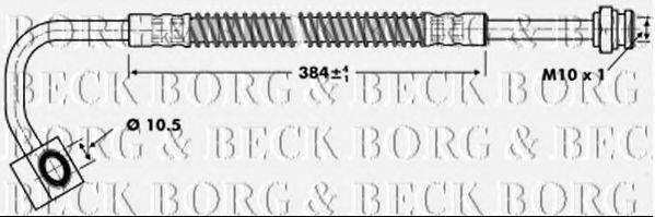 BORG & BECK BBH6733 Тормозной шланг