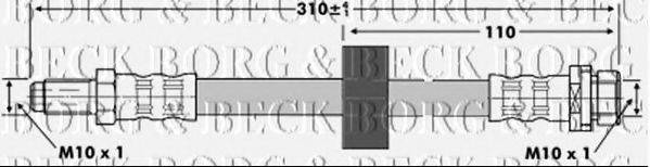 Гальмівний шланг BORG & BECK BBH6735