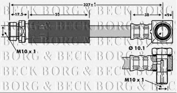 Гальмівний шланг BORG & BECK BBH6737