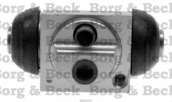 Колісний гальмівний циліндр BORG & BECK BBW1916