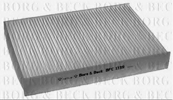 BORG & BECK BFC1139 Фільтр, повітря у внутрішньому просторі