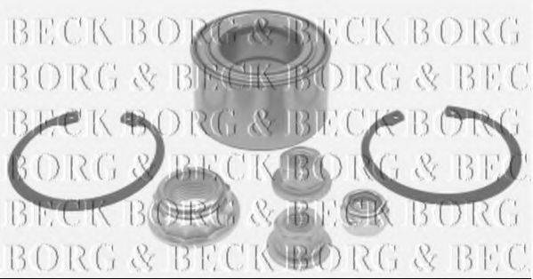 BORG & BECK BWK697 Комплект підшипника ступиці колеса