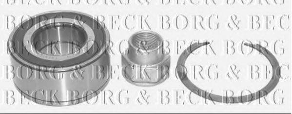 Комплект подшипника ступицы колеса BORG & BECK BWK737