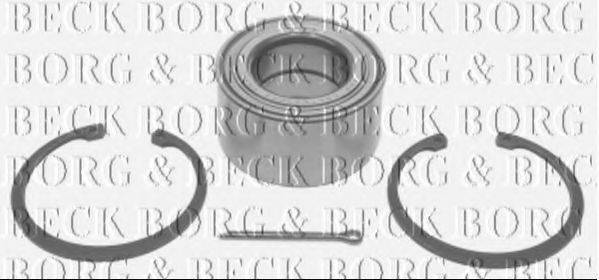 Комплект підшипника ступиці колеса BORG & BECK BWK067