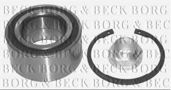 BORG & BECK BWK1020 Комплект підшипника ступиці колеса