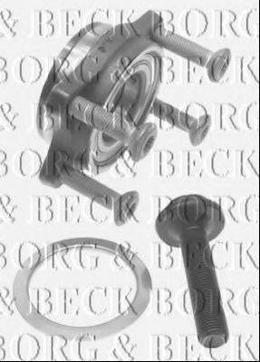 Комплект підшипника ступиці колеса BORG & BECK BWK1117