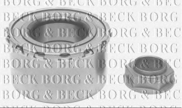 BORG & BECK BWK1128 Комплект подшипника ступицы колеса