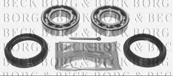 BORG & BECK BWK381 Комплект підшипника ступиці колеса