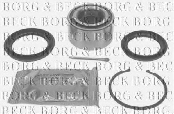 BORG & BECK BWK598 Комплект підшипника ступиці колеса
