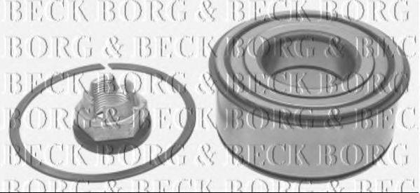 Комплект підшипника ступиці колеса BORG & BECK BWK637