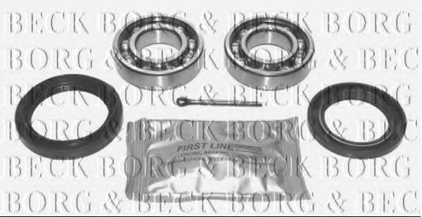 BORG & BECK BWK661 Комплект подшипника ступицы колеса