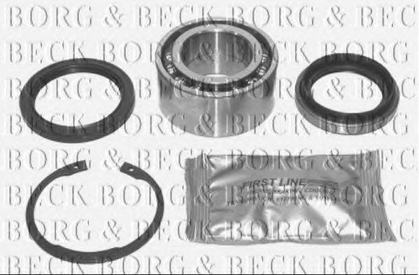 Комплект подшипника ступицы колеса BORG & BECK BWK665