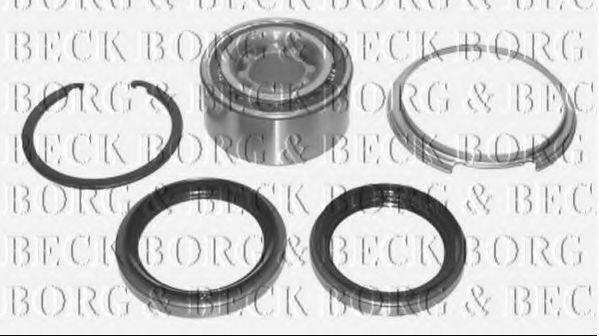 BORG & BECK BWK672 Комплект підшипника ступиці колеса