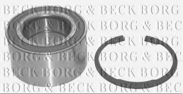 Комплект подшипника ступицы колеса BORG & BECK BWK780
