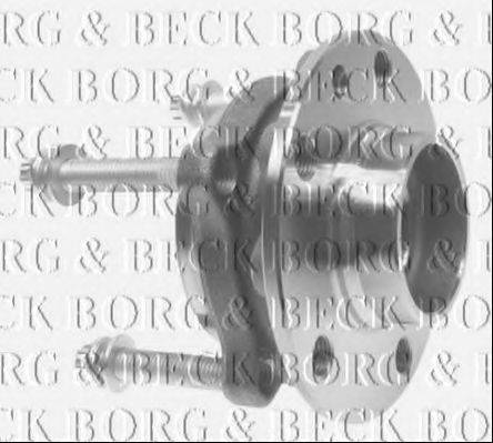 Комплект подшипника ступицы колеса BORG & BECK BWK1123