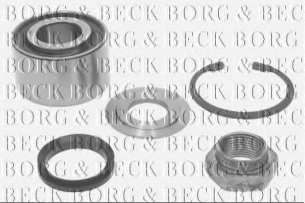 BORG & BECK BWK329 Комплект подшипника ступицы колеса