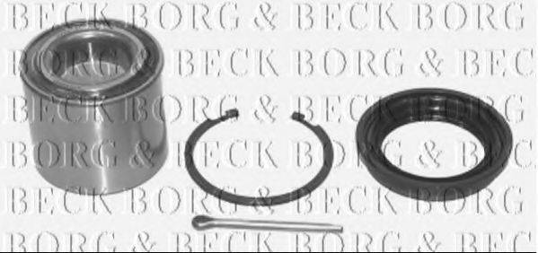 Комплект підшипника ступиці колеса BORG & BECK BWK349