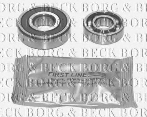 Комплект підшипника ступиці колеса BORG & BECK BWK430