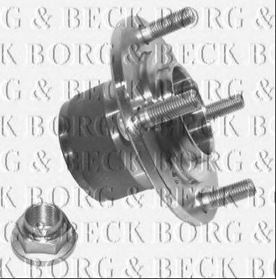 Комплект подшипника ступицы колеса BORG & BECK BWK462