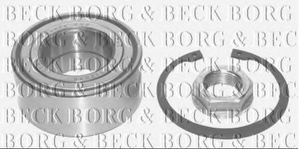 BORG & BECK BWK634 Комплект підшипника ступиці колеса