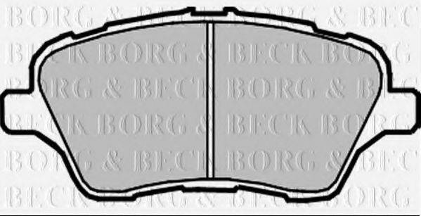BORG & BECK BBP2379 Комплект тормозных колодок, дисковый тормоз