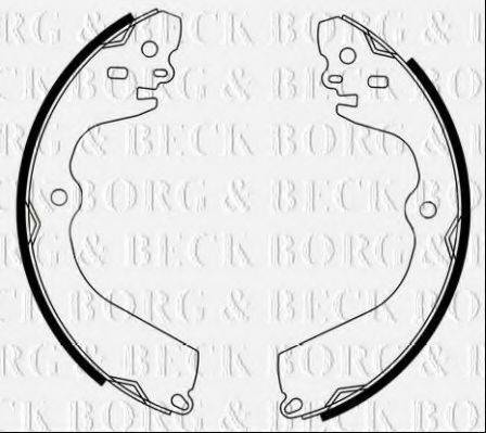 Комплект гальмівних колодок BORG & BECK BBS6495