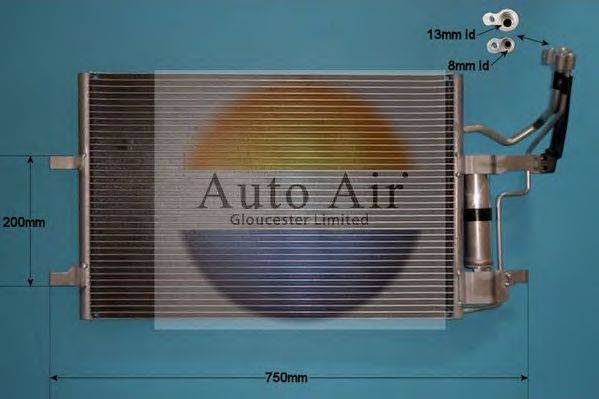 Конденсатор, кондиціонер AUTO AIR GLOUCESTER 16-9916