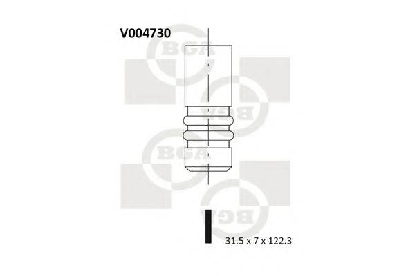 Выпускной клапан BGA V004730