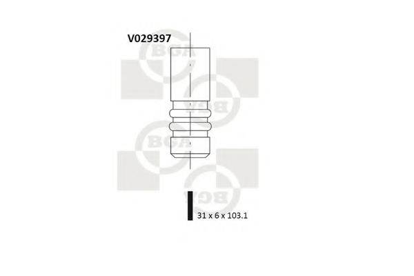 BGA V029397 Впускной клапан