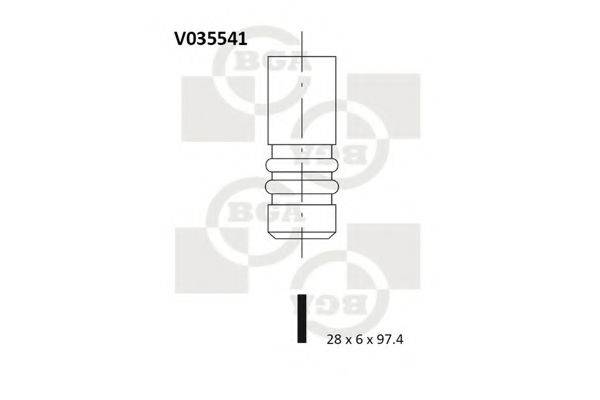 Впускний клапан BGA V035541
