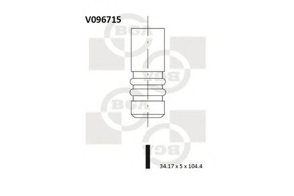 BGA V096715 Впускной клапан
