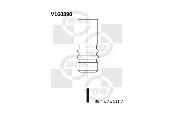 Впускний клапан BGA V160890