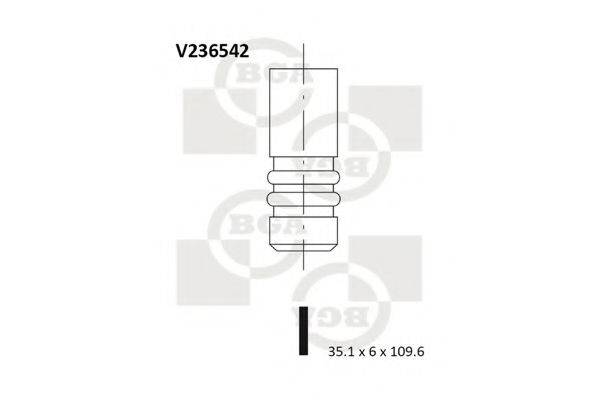 BGA V236542 Впускной клапан