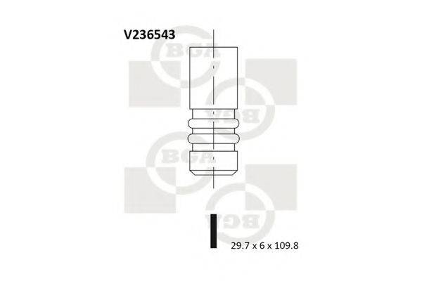 BGA V236543 Выпускной клапан