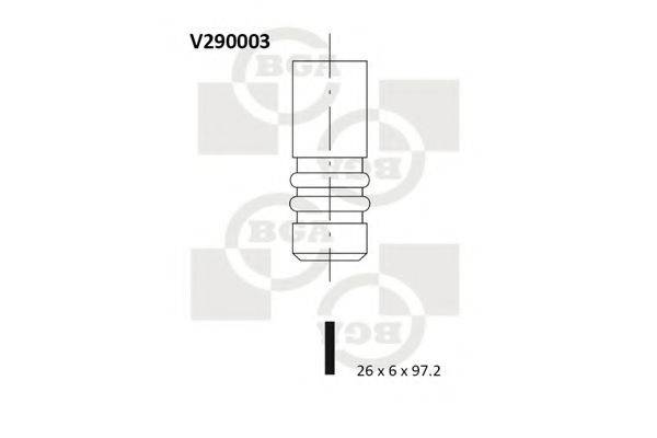 BGA V290003 Выпускной клапан