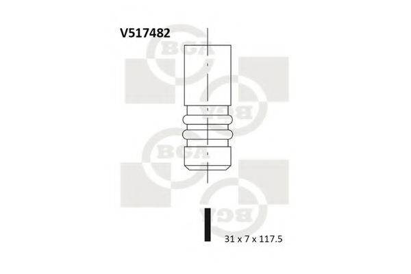Випускний клапан BGA V517482