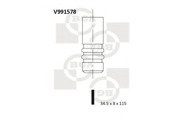 BGA V991578 Выпускной клапан