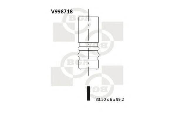 BGA V998718 Впускной клапан