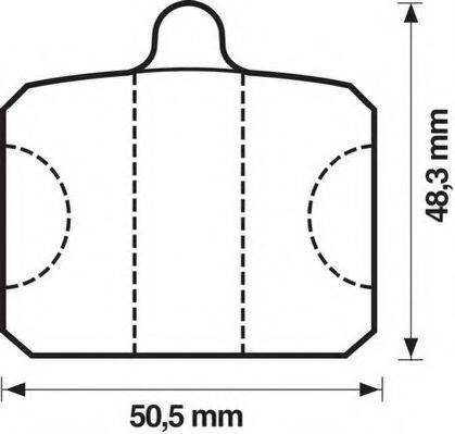 Комплект тормозных колодок, дисковый тормоз JURID 571816J