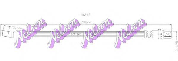 BROVEX-NELSON H1242 Тормозной шланг