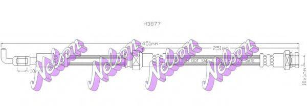 BROVEX-NELSON H3877 Тормозной шланг