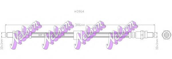 Гальмівний шланг BROVEX-NELSON H3914