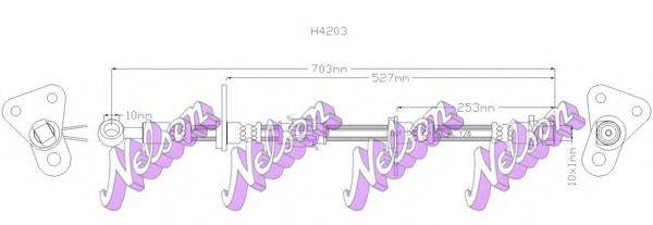 Гальмівний шланг BROVEX-NELSON H4203