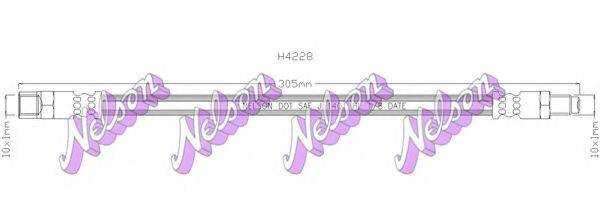 BROVEX-NELSON H4228 Тормозной шланг