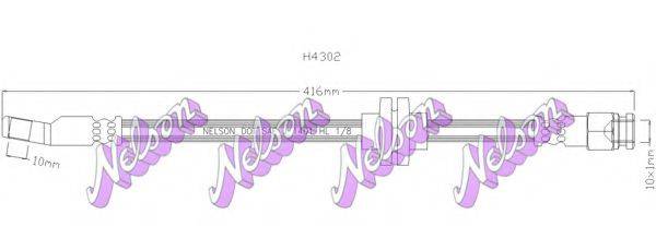 BROVEX-NELSON H4302 Тормозной шланг