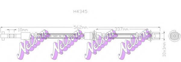 BROVEX-NELSON H4345 Тормозной шланг