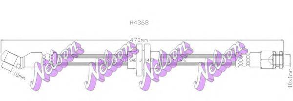BROVEX-NELSON H4368 Тормозной шланг
